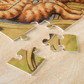 猫リラックスがナプスベリーの境内で ジグソーパズル (側面)