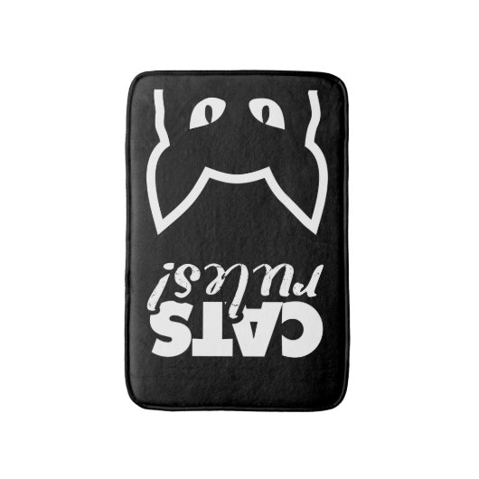 猫ルール バスマット (正面縦)