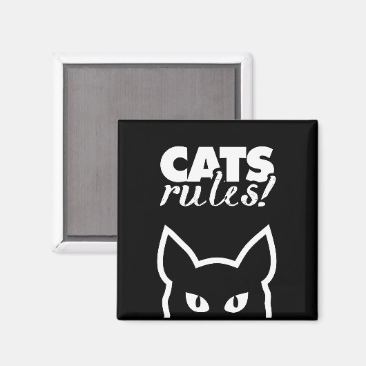 猫ルール マグネット (正面/裏面)