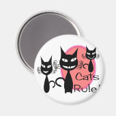 猫ルール!!!!!!!!! マグネット (正面/裏面)