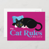 猫ルール…ママはそう言った ポストカード (正面/裏面)