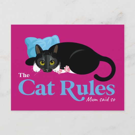 猫ルール…ママはそう言った ポストカード (正面)