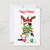 猫レスキュークリスマスオープンハウス 招待状 (裏面)