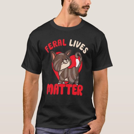 猫レスキュー 動物の権利 保護猫 里親募集 1 Tシャツ (正面)