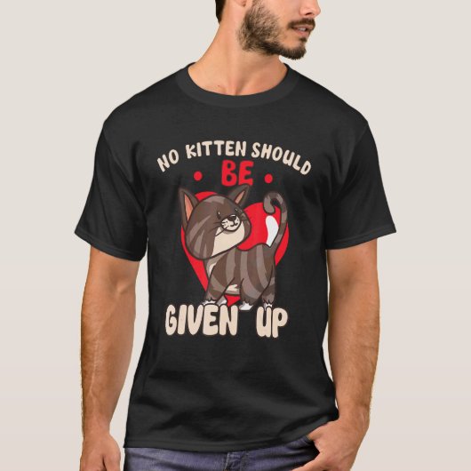 猫レスキュー 動物の権利 保護猫 里親募集 2 Tシャツ (正面)