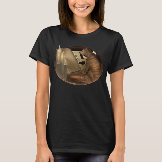 猫レッスン Tシャツ (正面)