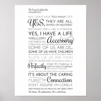 猫レディ熱狂するーカフェ宣言 ポスター