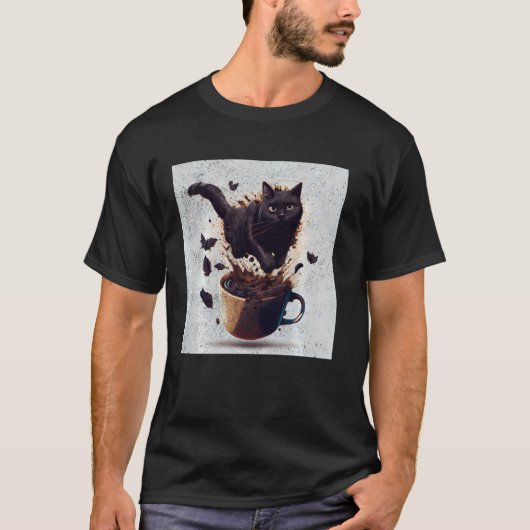 猫ロボット フレンチフライ Tシャツ (正面)