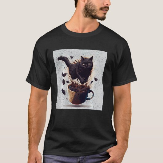 猫ロボット フレンチフライ Tシャツ (正面)