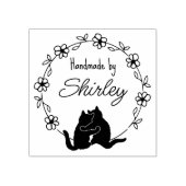 猫ロモダンゴ手作り ラバースタンプ (インプリント)