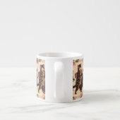 猫ヴィンテージかわいらしアンティーク子猫 エスプレッソカップ (裏面)