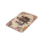 猫ヴィンテージかわいらしアンティーク子猫 バスマット (アングル)