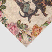 猫ヴィンテージかわいらしアンティーク子猫 薄葉紙 (詳細)