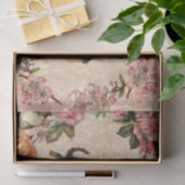 猫ヴィンテージかわいらしアンティーク子猫 薄葉紙 (ギフト)