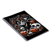 猫不気味とスカル ノートブック (右側)