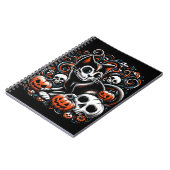 猫不気味とスカル ノートブック (左側)