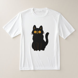 猫不気味ハロウィンTシャツ Tシャツ