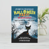 猫不気味ハローウィンパーティ 招待状 (スタンド正面)