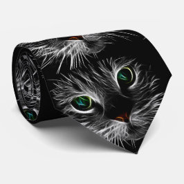 猫不気味猫霊動物 ネクタイ