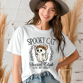 猫不気味社交倶楽部かわいいハロウィーン トライブレンドＴシャツ