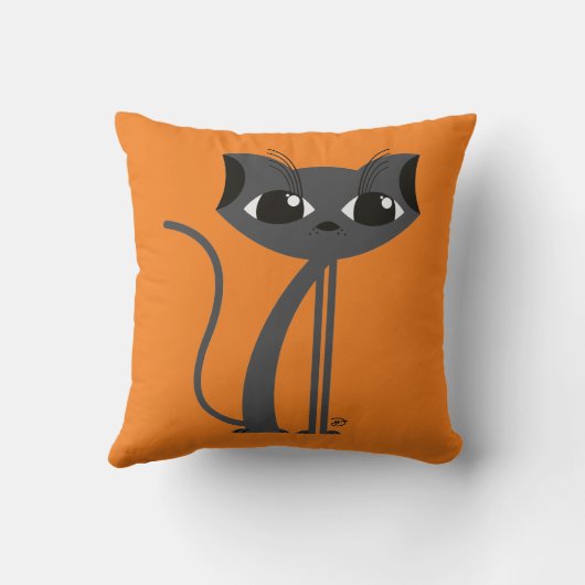 猫不気味 – 枕 (裏面)