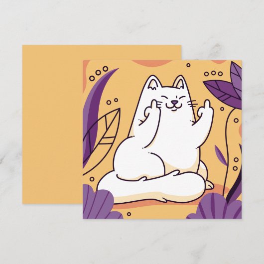 猫与えの指 (正面/裏面)