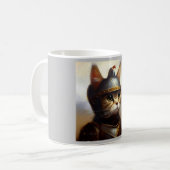 猫中世のナイト コーヒーマグカップ (正面左)