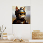 猫中世のナイト ポスター (キッチン)