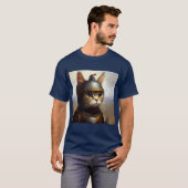 猫中世のナイト Tシャツ (正面フル)