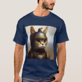 猫中世のナイト Tシャツ (正面)