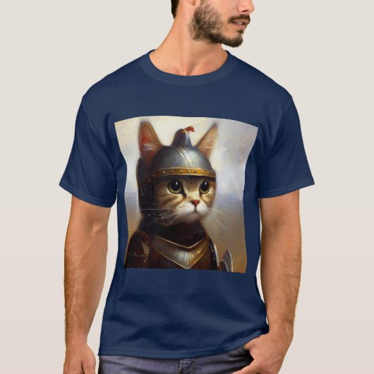 猫中世のナイト Tシャツ (正面)