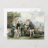 猫中国の商人シリーズの中国 ポストカード (正面/裏面)