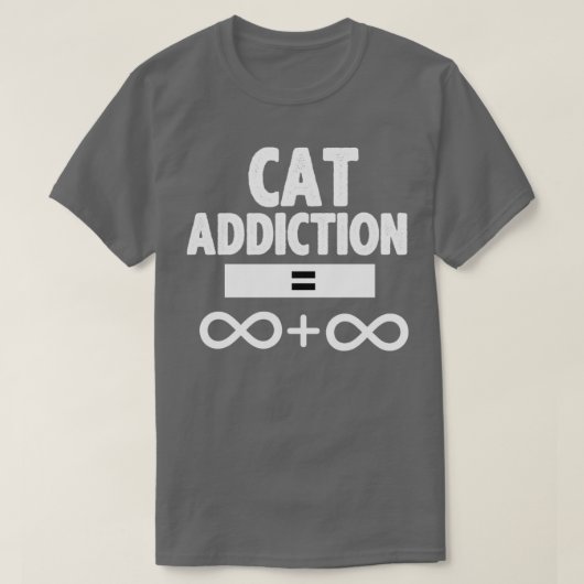 猫中毒の恋人 Tシャツ (デザイン正面)