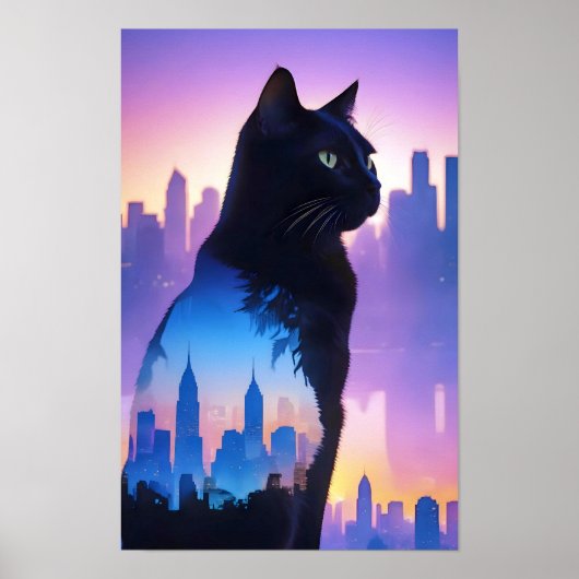 猫二重被ばく国内産ペット動物の都市生活 ポスター (正面)