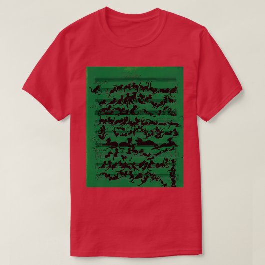 猫交響楽団 Tシャツ (デザイン正面)