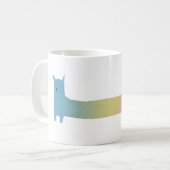 猫人か犬人のマグ コーヒーマグカップ (正面左)