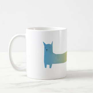 猫人か犬人のマグ コーヒーマグカップ