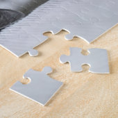 猫人気があるデザイン ジグソーパズル (側面)