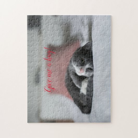 猫人気があるデザイン ジグソーパズル (縦)