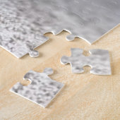 猫人気があるデザイン ジグソーパズル (側面)