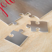 猫人気があるデザイン ジグソーパズル (側面)