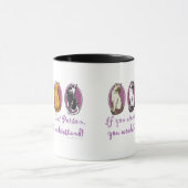 猫人間のユーモア マグカップ (中央)