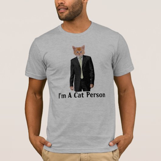 猫人、私は猫人です Tシャツ (正面)