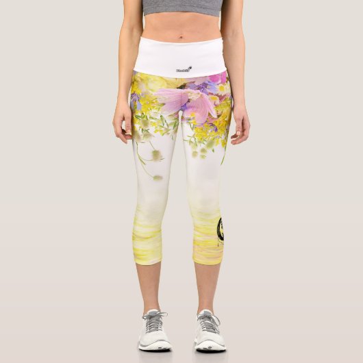 猫付きドリームキャッチャー |夢後を追の中 カプリレギンス (正面)