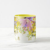 猫付きドリームキャッチャー |夢後を追の中 マグカップ (中央)