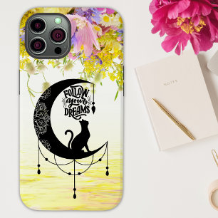 猫付きドリームキャッチャー 夢後を追の中 Case-Mate iPhone 14ケース