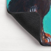 猫付きヒマワ マウスパッド (コーナー)