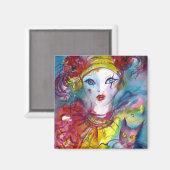 猫付きピエロ マグネット (正面/裏面)