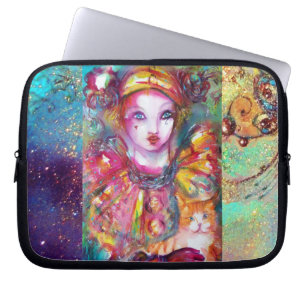 猫付きピエロ ラップトップスリーブ