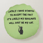 猫仲間 ラウンドクッション (裏面)